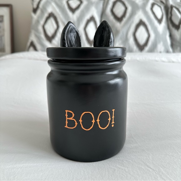 Rae Dunn Other - 2017 Magenta Boo Black Cat Canister